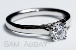 Cathedral Solitaire Engagement Ring Prices and Options