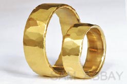 Hammered Wedding Ring Prices and Options