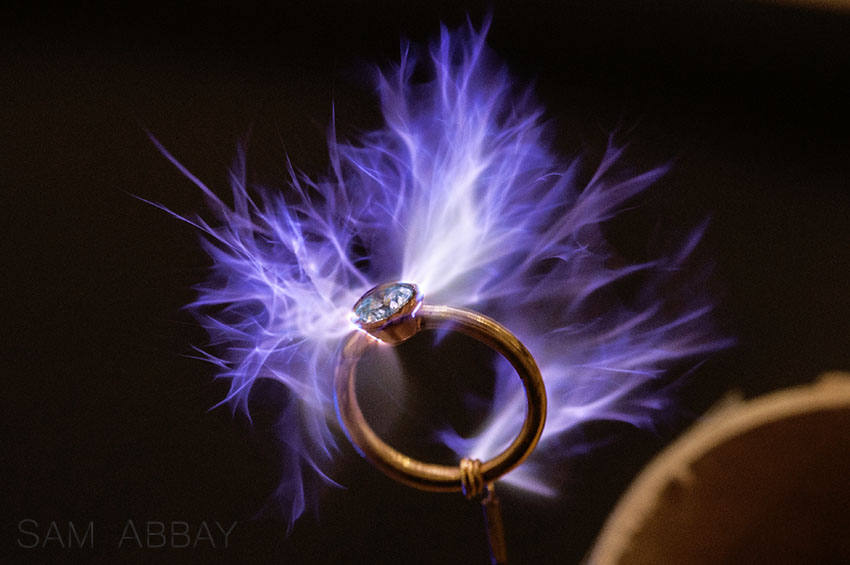 Plasma Speaker Engagement Ring