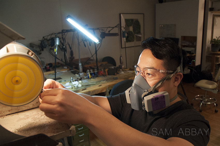 polishing platinum rings