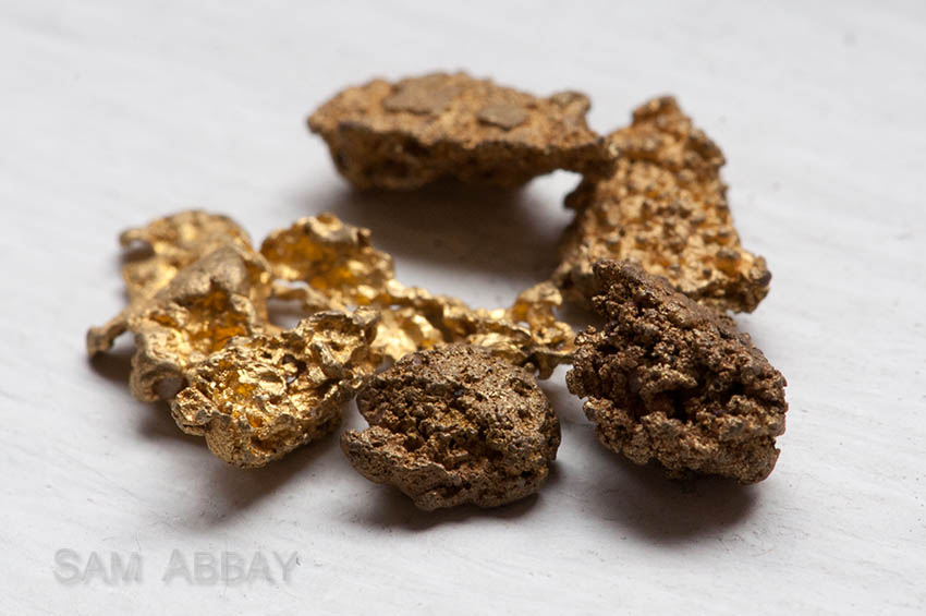 gold amalgamized with mercury