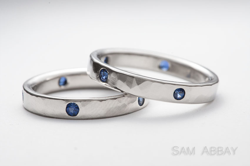 sapphire wedding rings