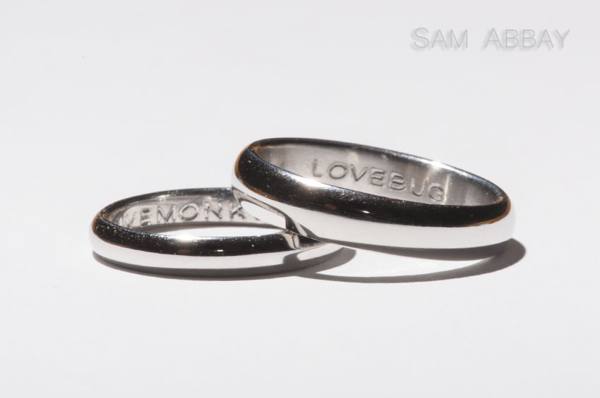 engraved wedding rings